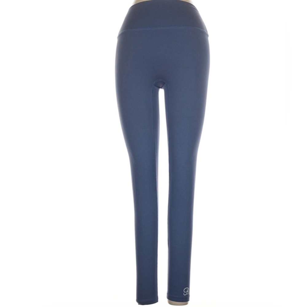 Bombshell Sportswear Blue Seamless Leggings, sz Small